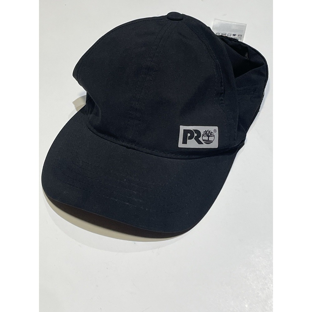 Timberland Pro Baseball Cap Stretch Performance Flexfit Hat Size S-M Black